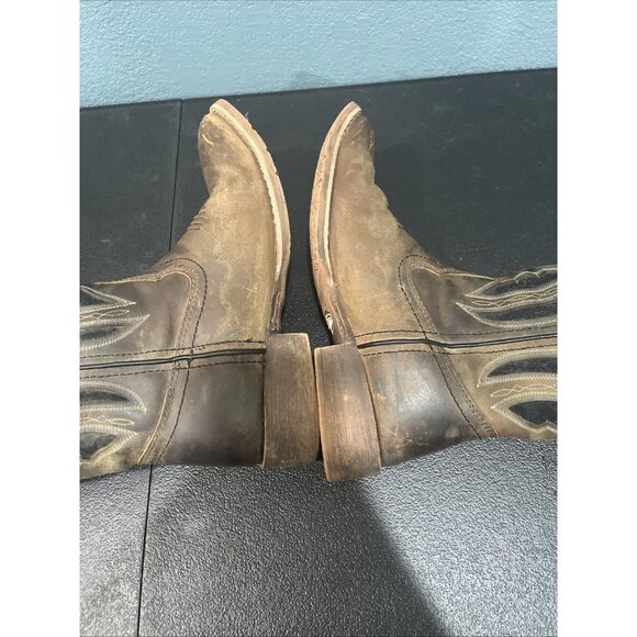 Justin Gypsy Womens Sz 8B Dark Walnut Jaycie Leather Cowboy Boots Western Rodeo - Picture 7 of 9